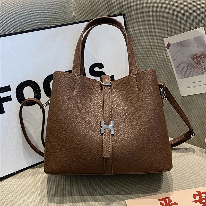 YD504 Bolsa feminina de couro PU macio &agrave; prova d'&aacute;gua