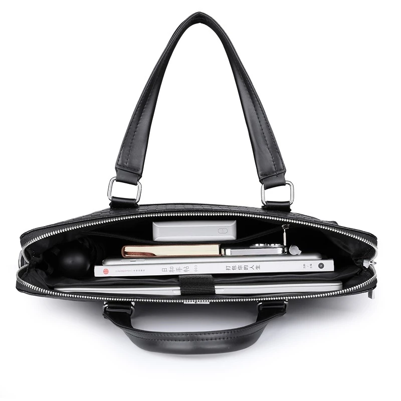 Bolsa para laptop empresarial em couro PU XM5236