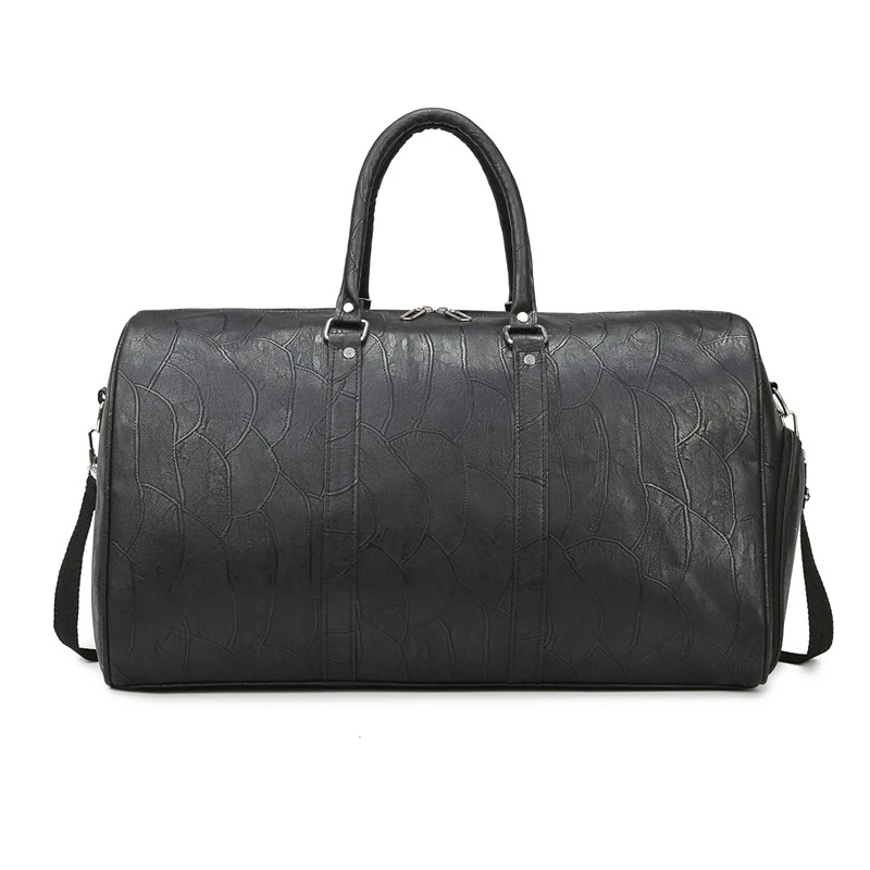BED733 Bolsa de viagem minimalista unissex em PU de grande capacidade