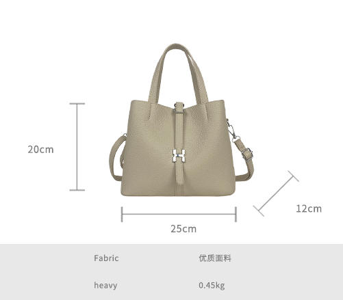 YD504 Bolsa feminina de couro PU macio à prova d'água