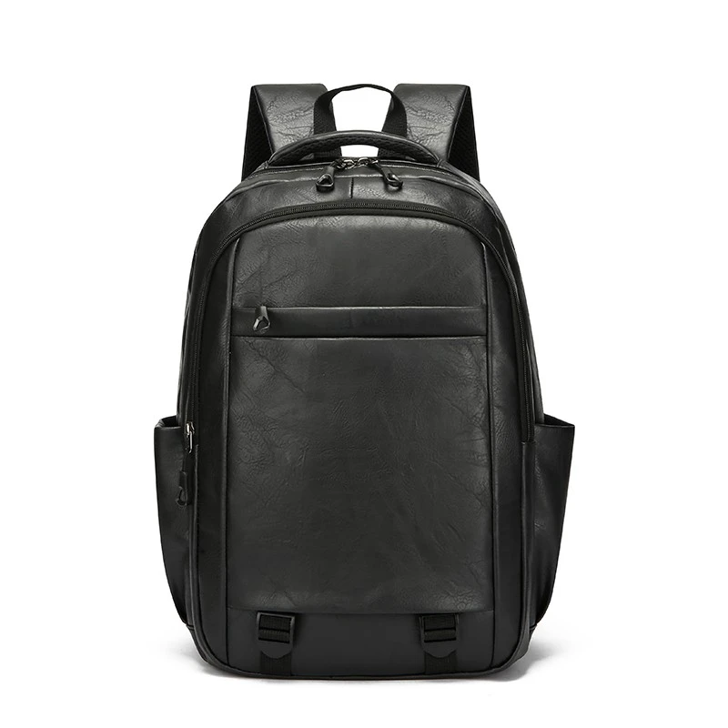 DK1166 Mochila masculina imperme&aacute;vel de couro PU com costas macias