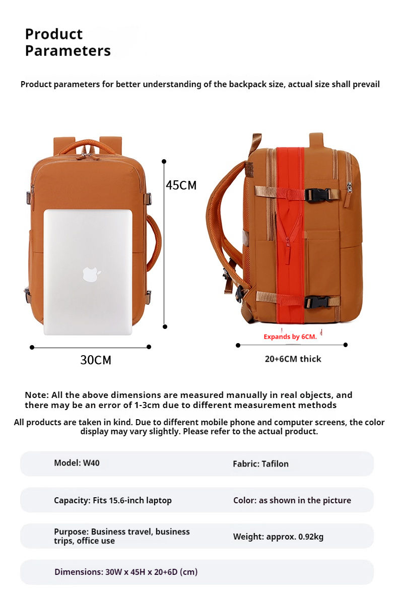HY-W40 Bolsa para laptop de personalização plana e expansível para negócios à prova d'água