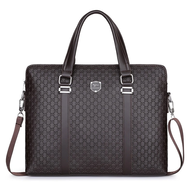 Bolsa para laptop empresarial em couro PU XM5236