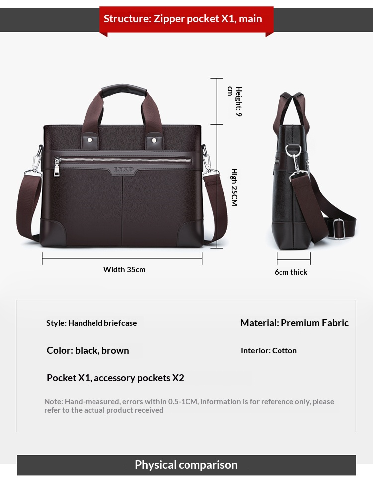 Bolsa maleta de couro PU JMR882-3