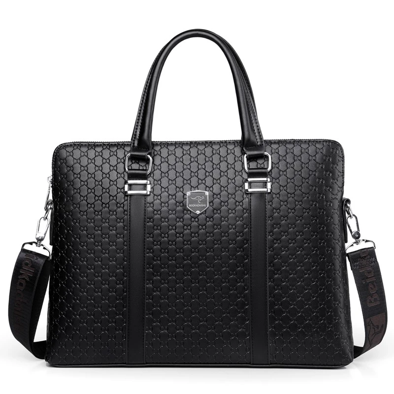 Bolsa mensageiro de couro PU macio LH-M1962 Saco