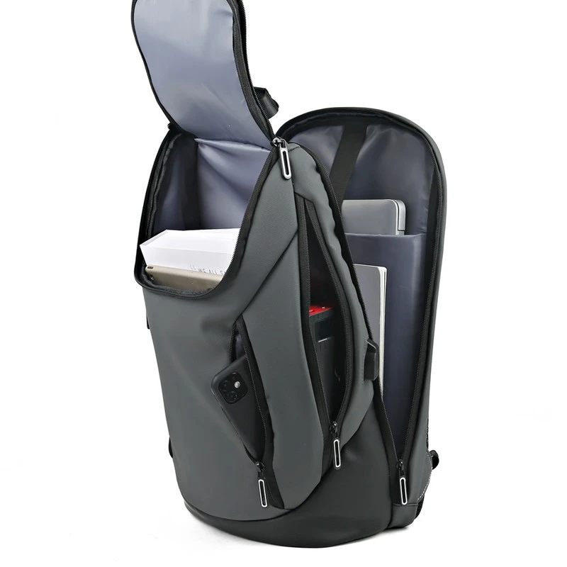 BLH605 Mochila executiva masculina de nylon para escrit&oacute;rio e neg&oacute;cios