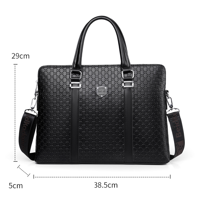 LH-M1962 Bolsa mensageiro de couro PU macio
