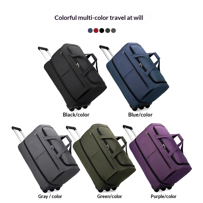 FLPN-371 Bolsa de lona dur&aacute;vel com rodinhas de nylon