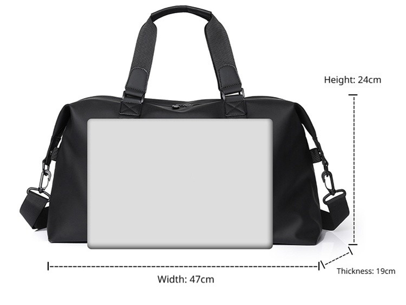 JY-9886 Bolsa de viagem de ombro único Bolsa de lona impermeável de grande capacidade