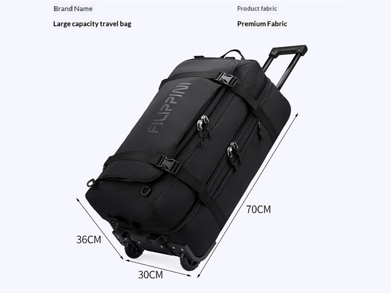 FLPN-7550 Moda à prova d'água mochila com rodas de grande capacidade