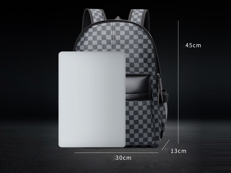 XX5003 Bolsa para laptop empresarial Mochila de couro de grande capacidade