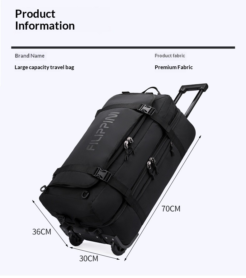 FLPN-7010 Bolsa de viagem personalizada para bagagem de acampamento com rolo à prova d'água